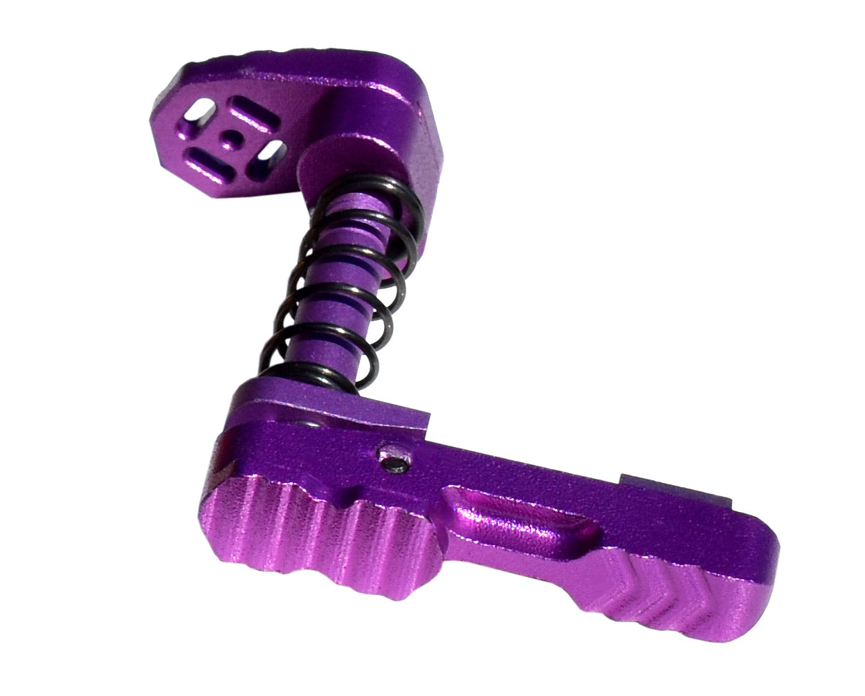 Presma Inc AR-15 Ambidextrous Extended Modular Magazine Release & Catch Button, Purple
