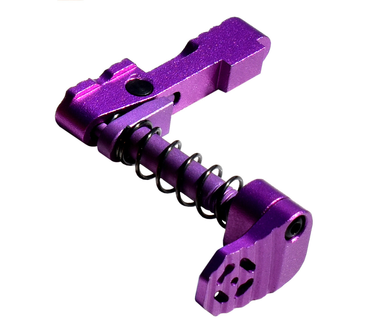 Presma Inc AR-15 Ambidextrous Extended Modular Magazine Release & Catch Button, Purple