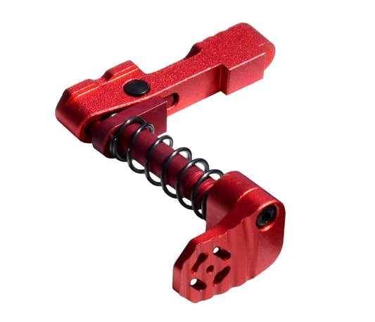 Presma Inc AR-15 Ambidextrous Extended Modular Magazine Release & Catch Button, Red
