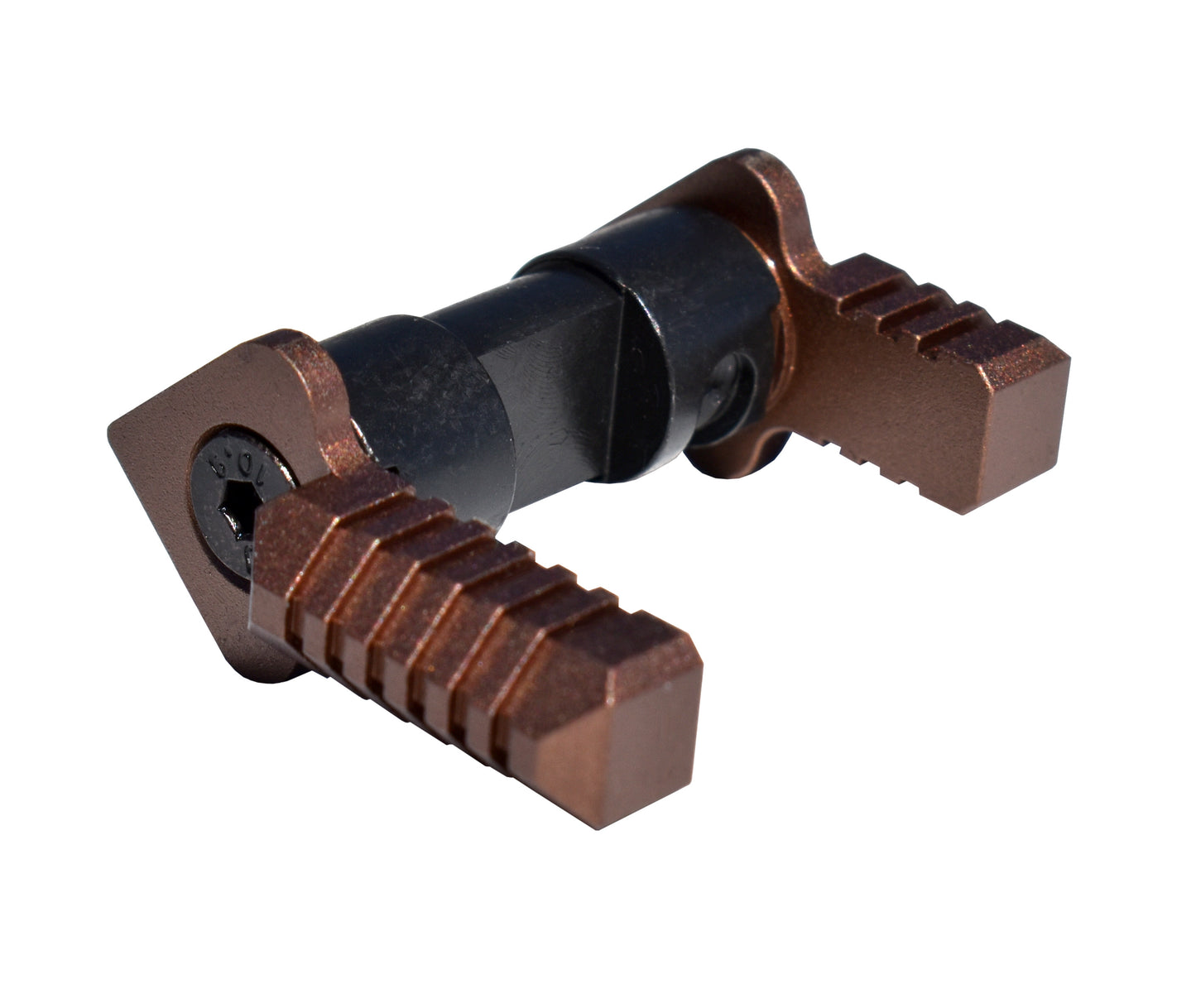 Kexuan AR Aluminum and Steel Ambidextrous Safety Selector Switch, Brown