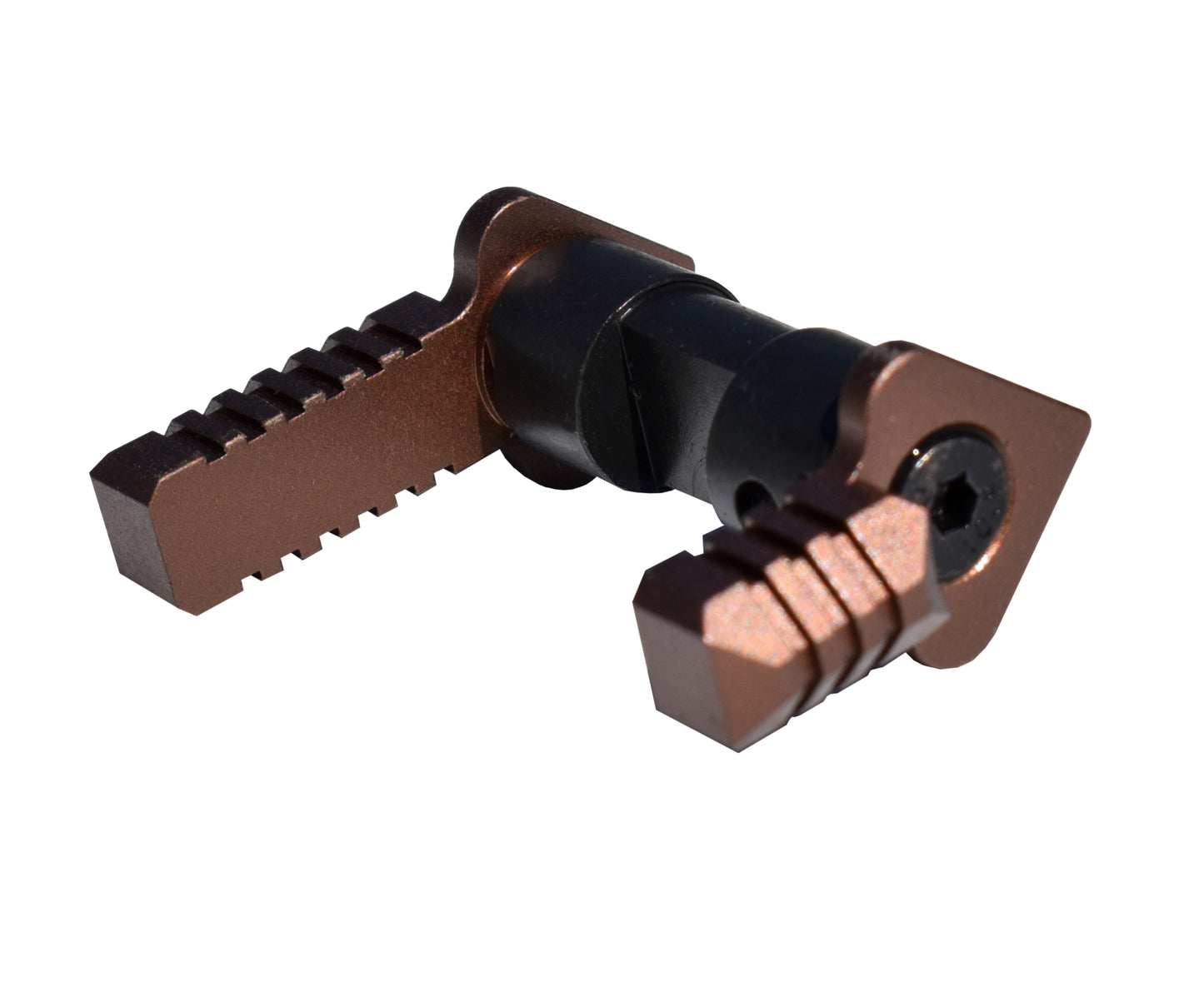Kexuan AR Aluminum and Steel Ambidextrous Safety Selector Switch, Brown