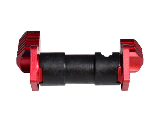 Kexuan AR Aluminum and Steel Ambidextrous Safety Selector Switch, Red