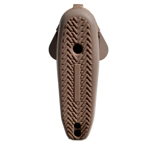 Tan Buttstock with Recoil Pad and 2 Sided Storage, fits AR Mil Spec Adjustable Buffer Tubes