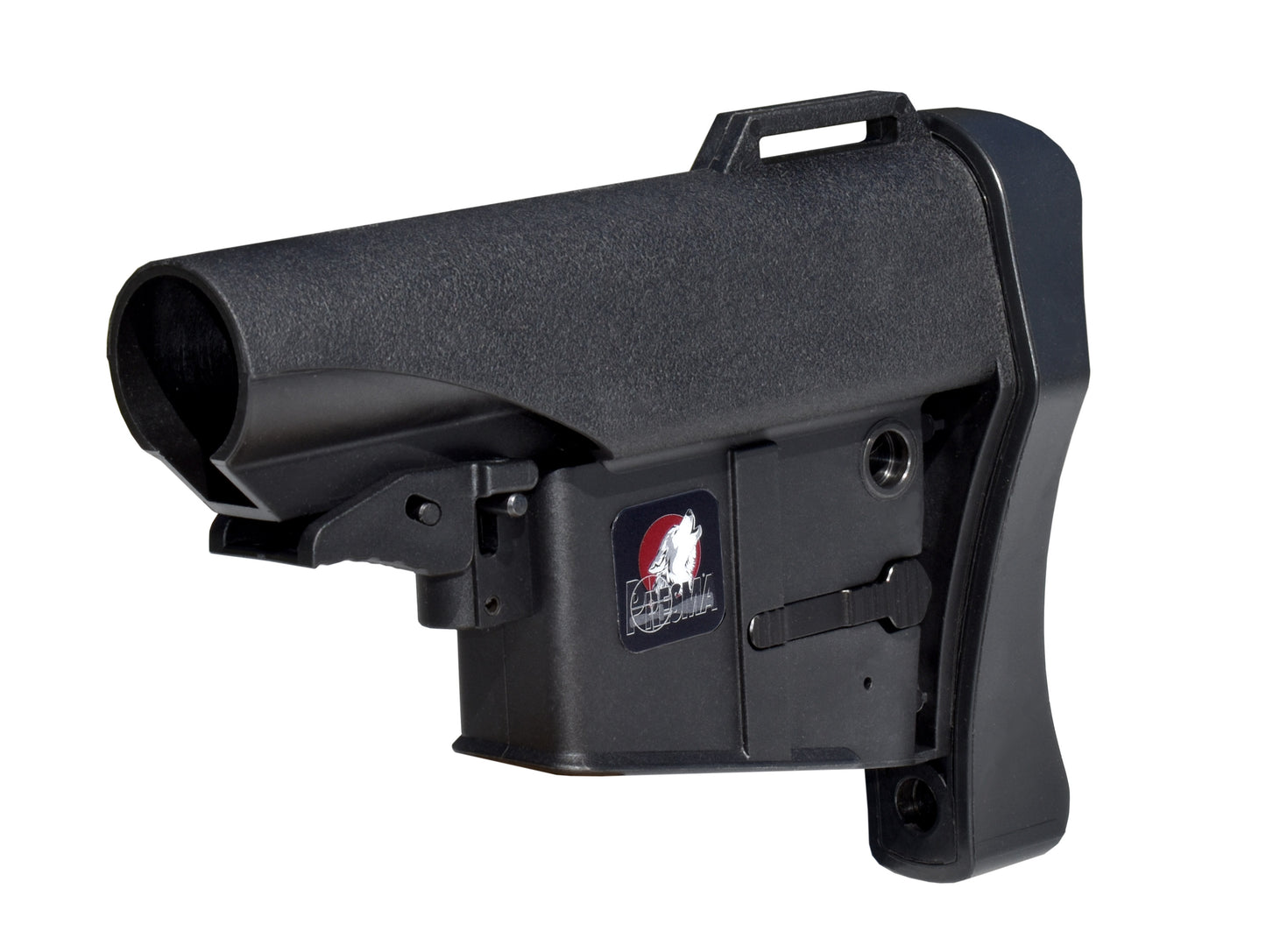 Presma Inc AR15/M16 Mil-Spec Buttstock with Built-In Magazine Carrier.