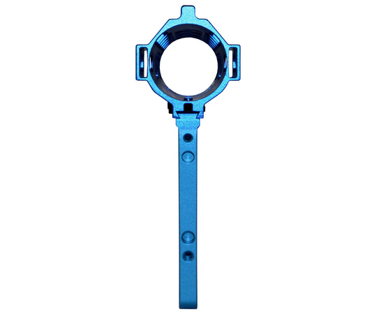 Presma Skeletonized Pistol Fixed Stock, Dark Blue Anodized Aluminum