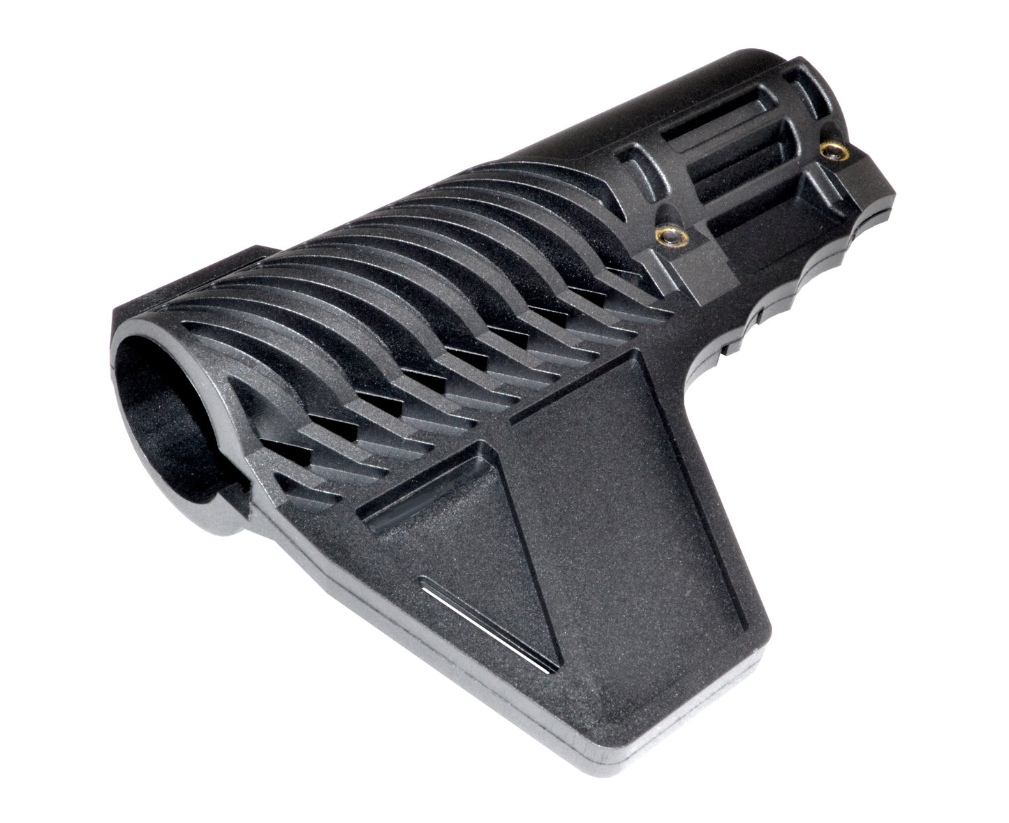 Presma Inc's Patented Fixed Stock with Clamp Lock and Fin for AR-15 Pistols