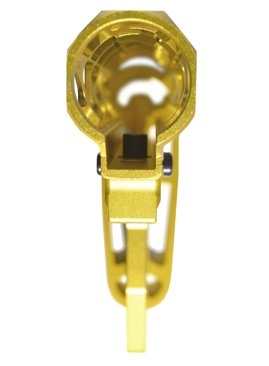Presma Skeletonized AR Mil Spec Buttstock, Gold Anodized Aluminum