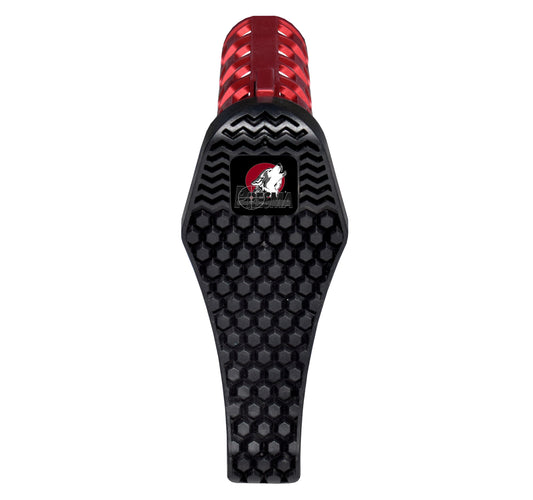 Presma Skeletonized AR Buttstock For 6 Position Mil Spec Tubes, Red.