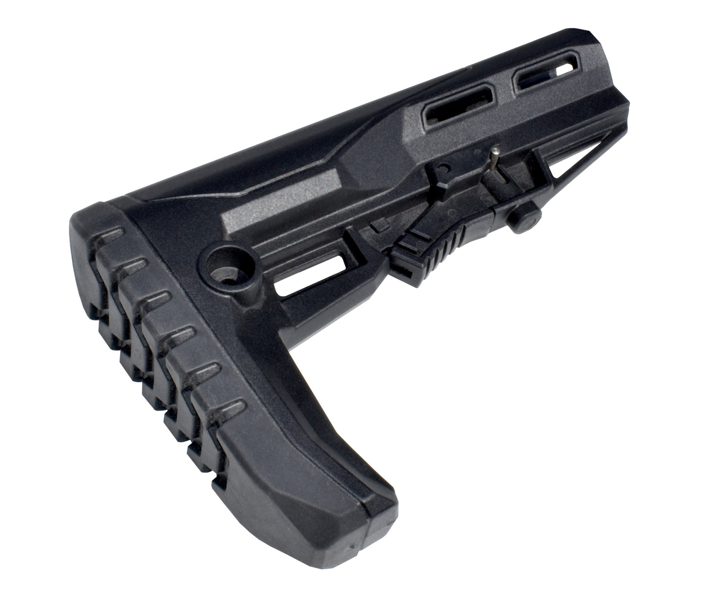Enhanced Polymer Mil-Spec Buttstock with Thick Rubber Shoulder Pad