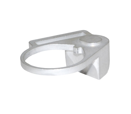 Enhanced Receiver End Plate with 1" Sling Adapter for AR .223/5.56/.308 Buffer Tubes, Silver