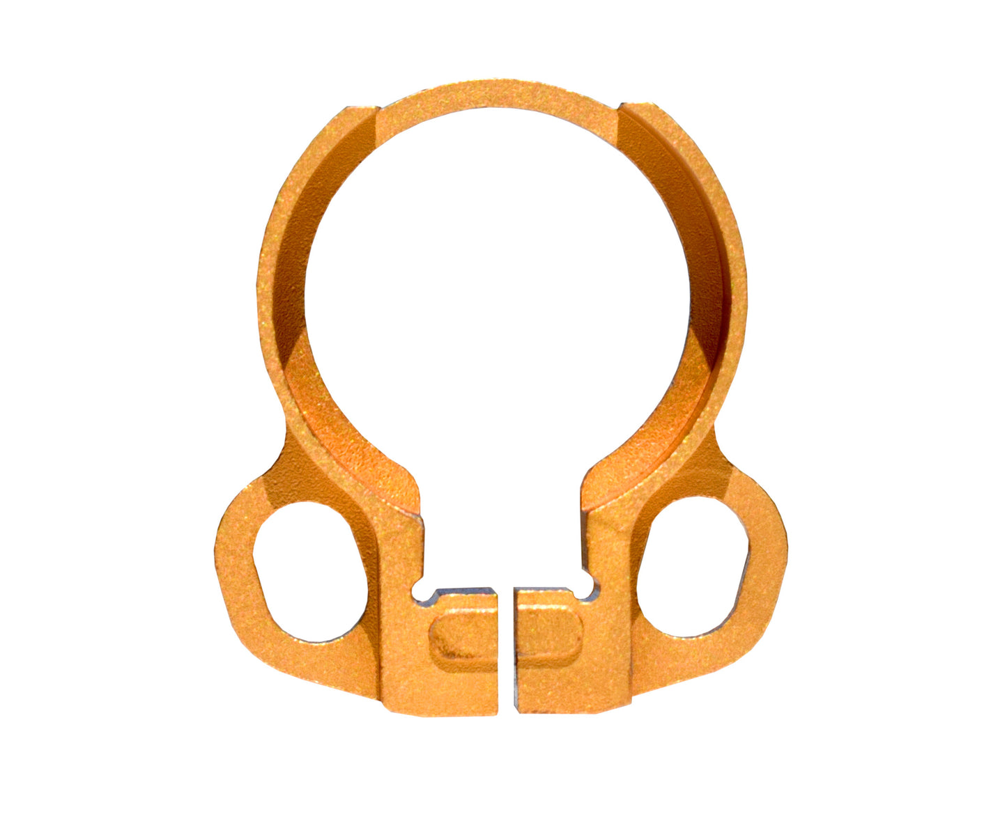 Receiver End Plate with Dual Clip Type Sling Adapter - Golden Orange