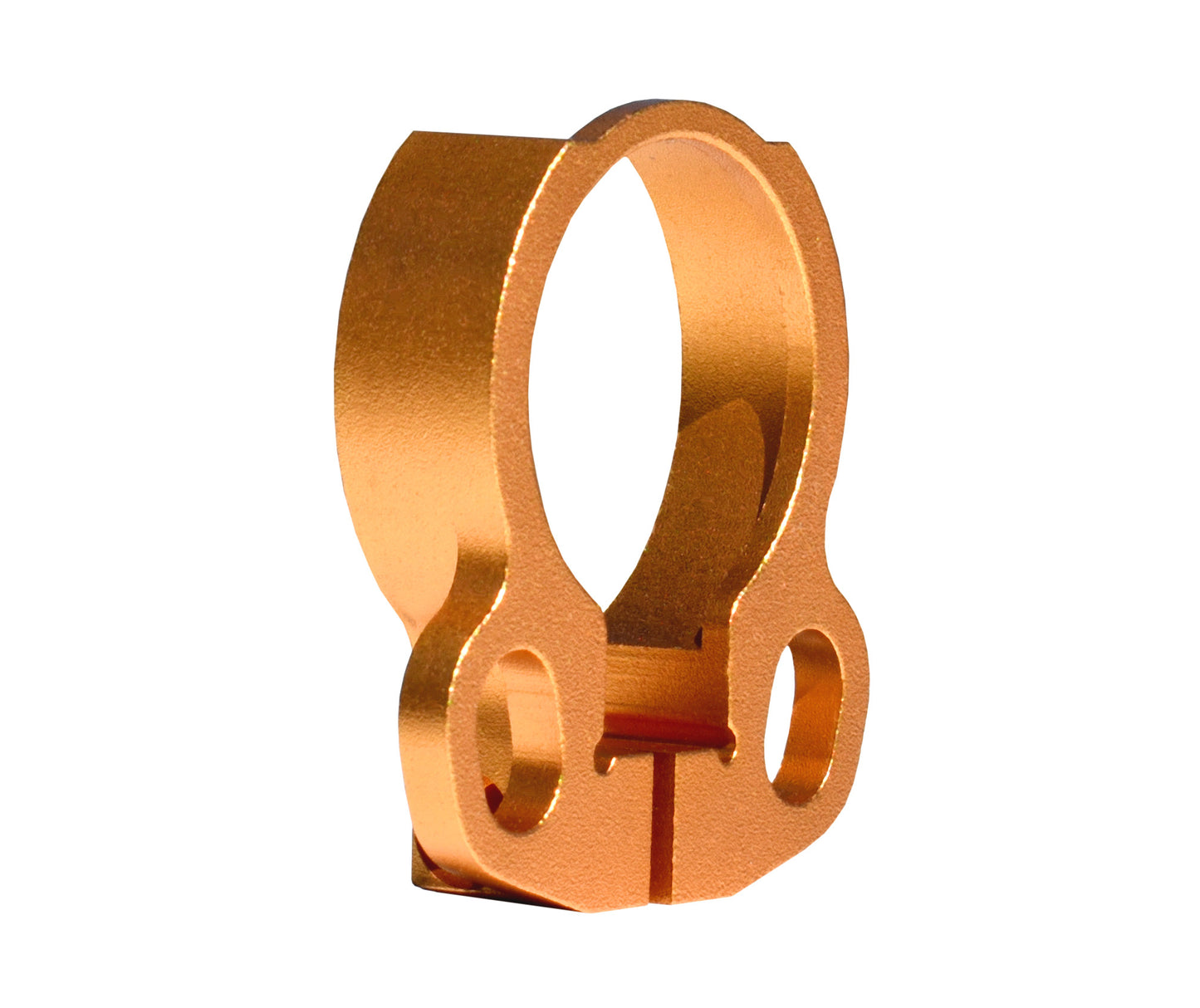 Receiver End Plate with Dual Clip Type Sling Adapter - Golden Orange