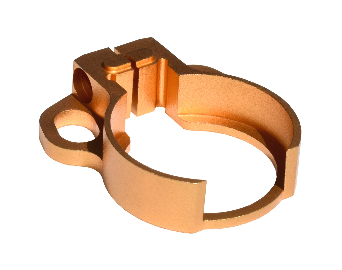Receiver End Plate with Dual Clip Type Sling Adapter - Golden Orange