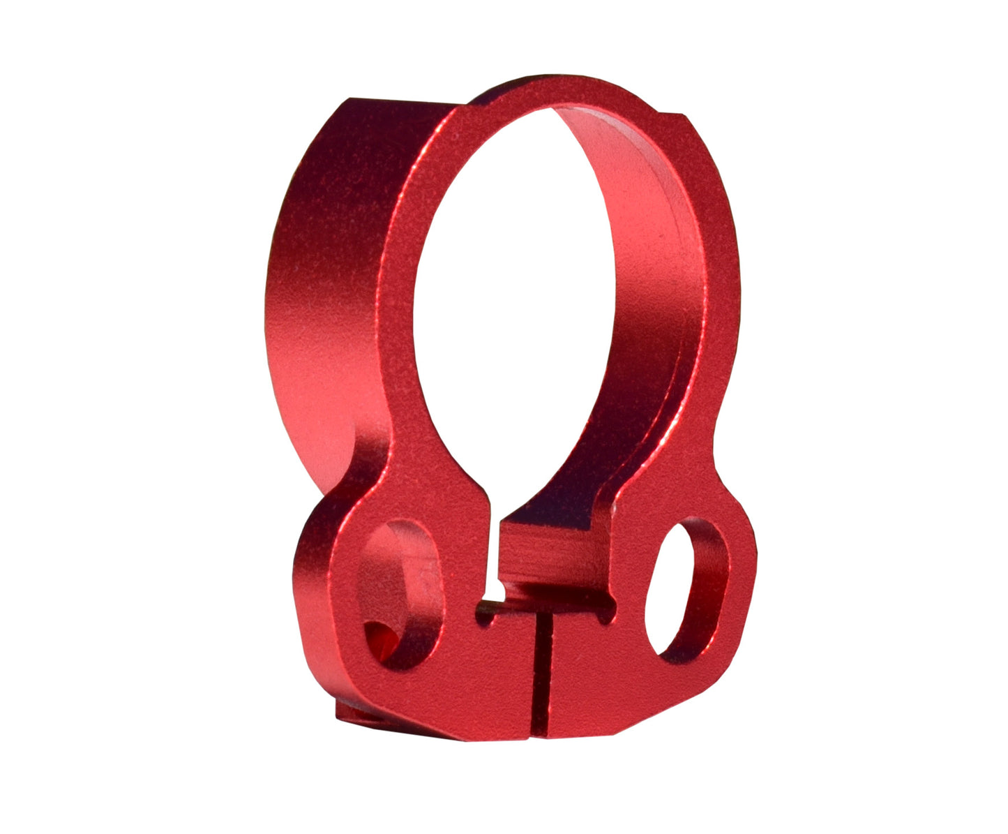 Receiver End Plate with Dual Clip Type Sling Adapter - Red