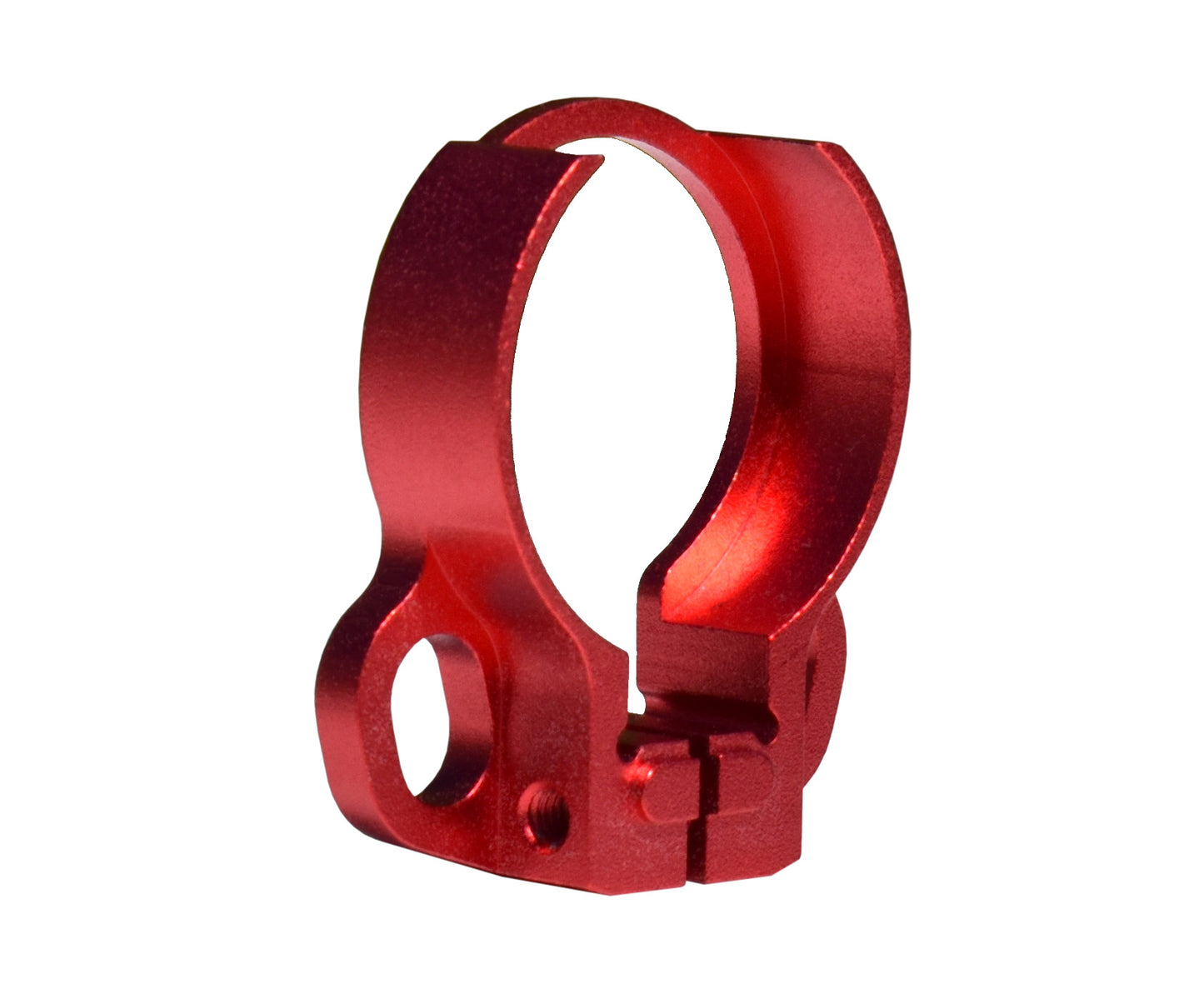 Receiver End Plate with Dual Clip Type Sling Adapter - Red