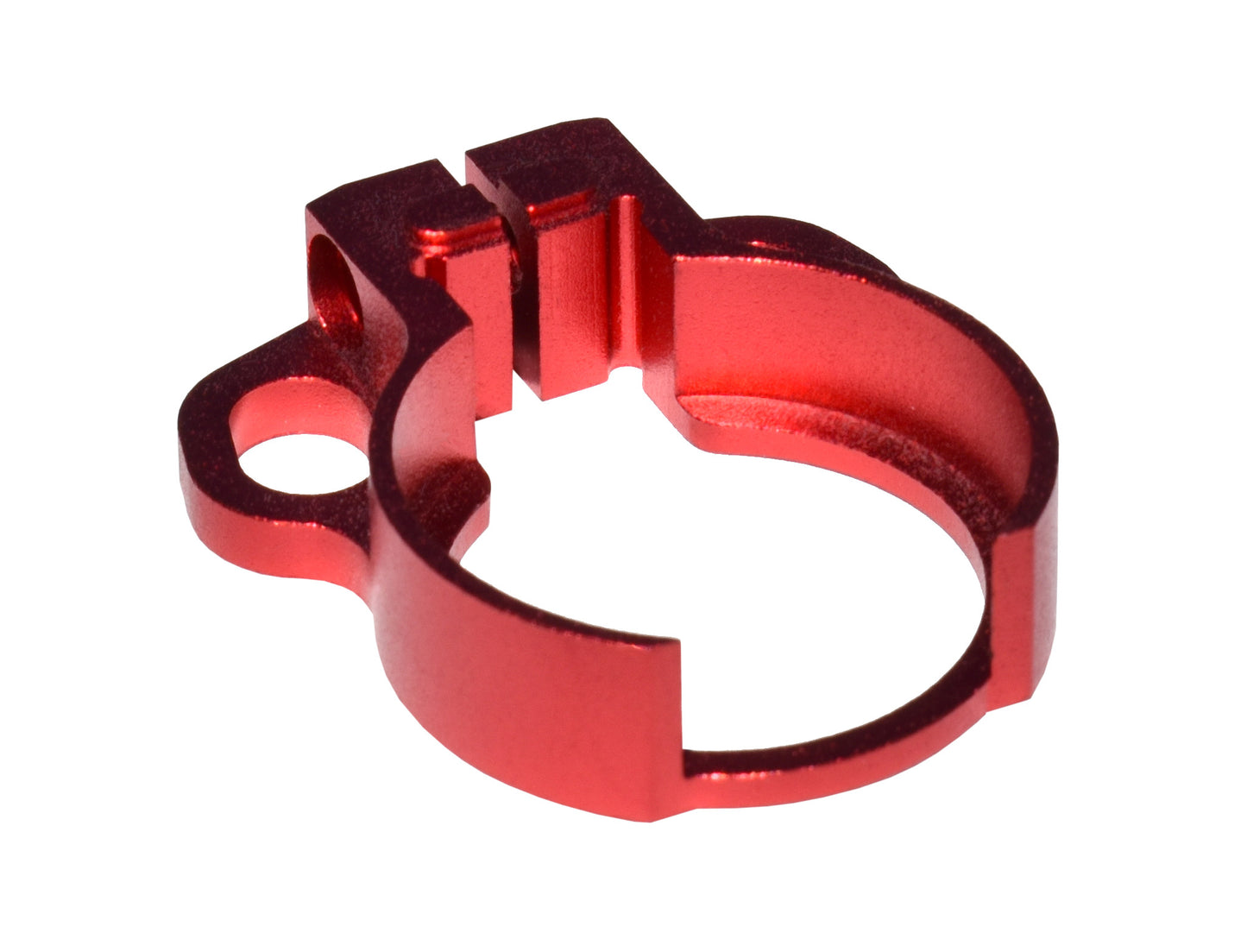 Receiver End Plate with Dual Clip Type Sling Adapter - Red