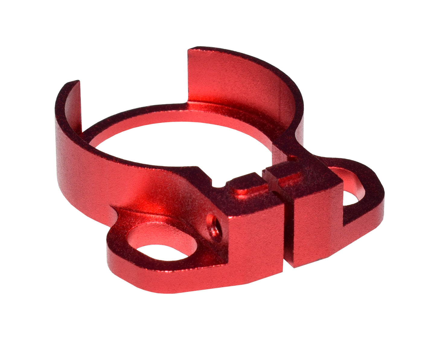 Receiver End Plate with Dual Clip Type Sling Adapter - Red