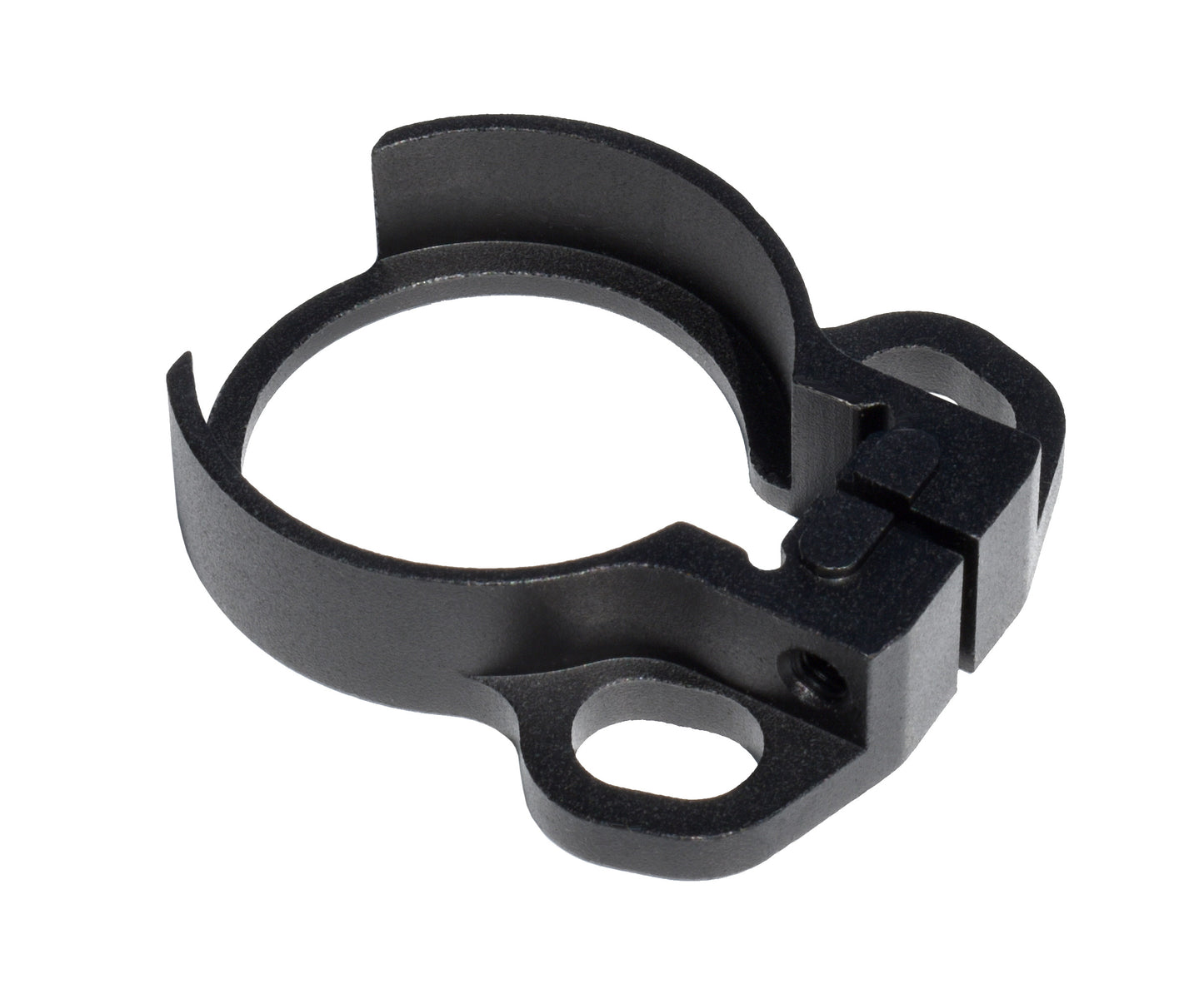 Receiver End Plate with Dual Clip Type Sling Adapter - Black