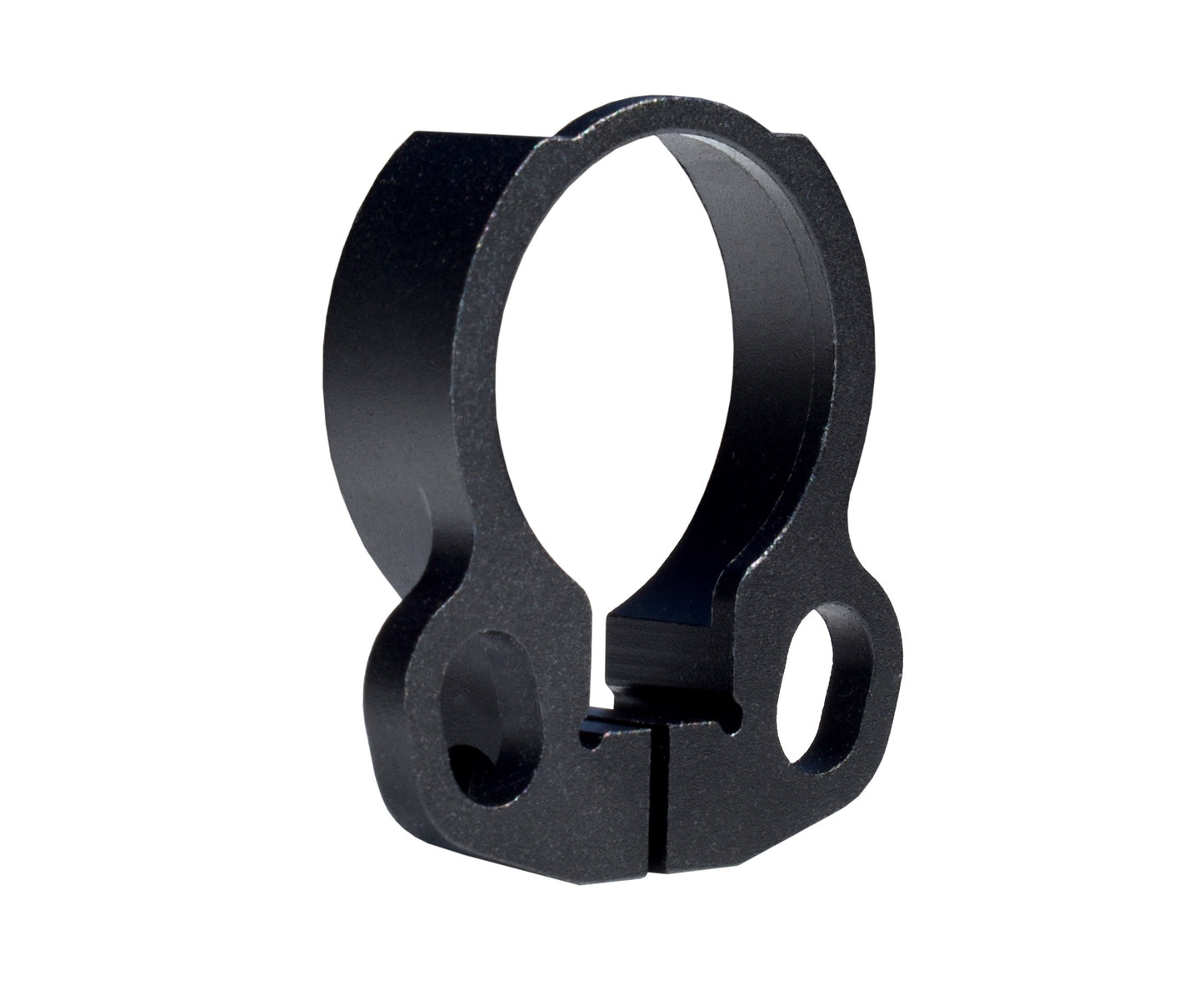Receiver End Plate with Dual Clip Type Sling Adapter - Black