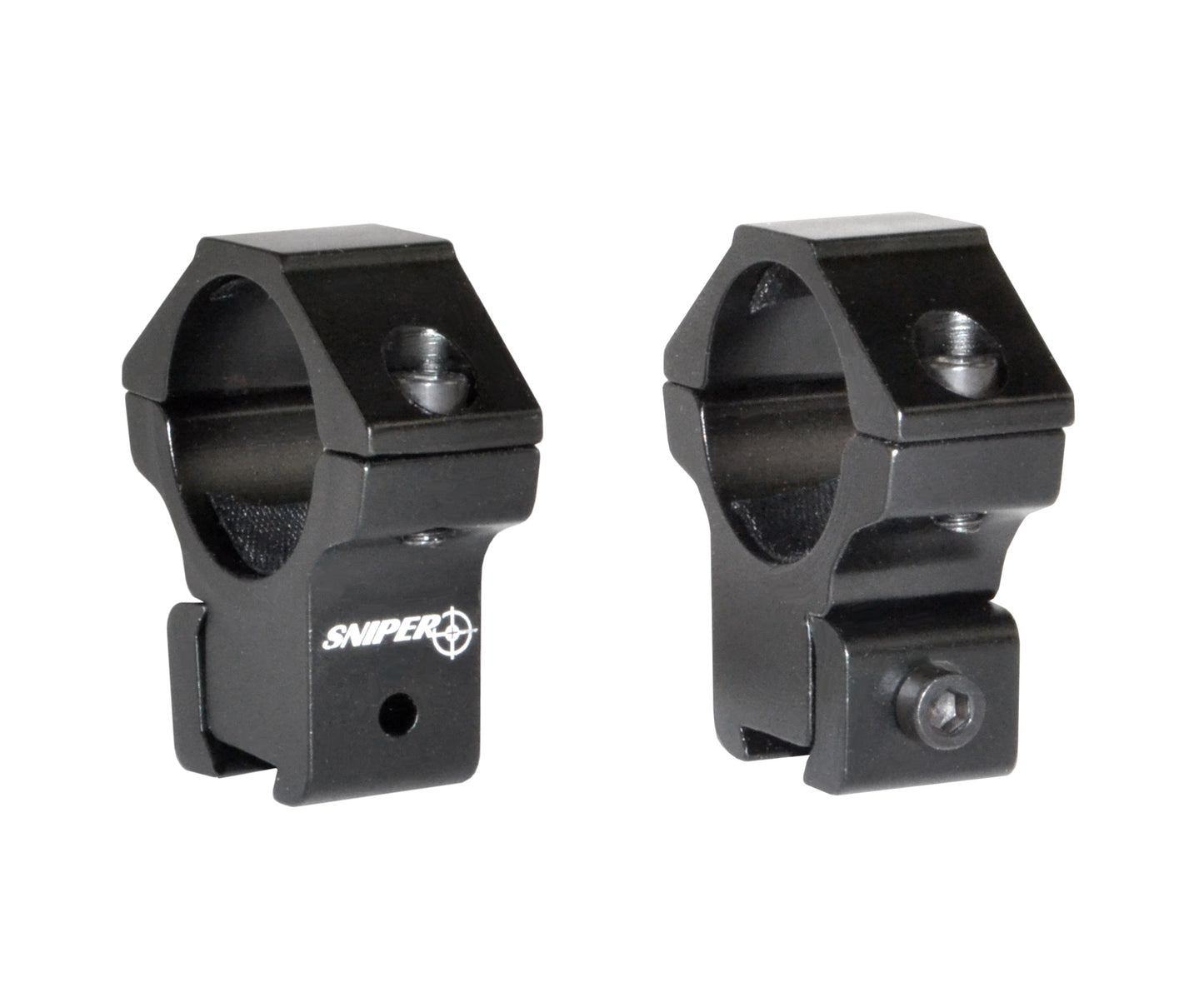 Medium Profile 1” Scope Rings for Dovetail System