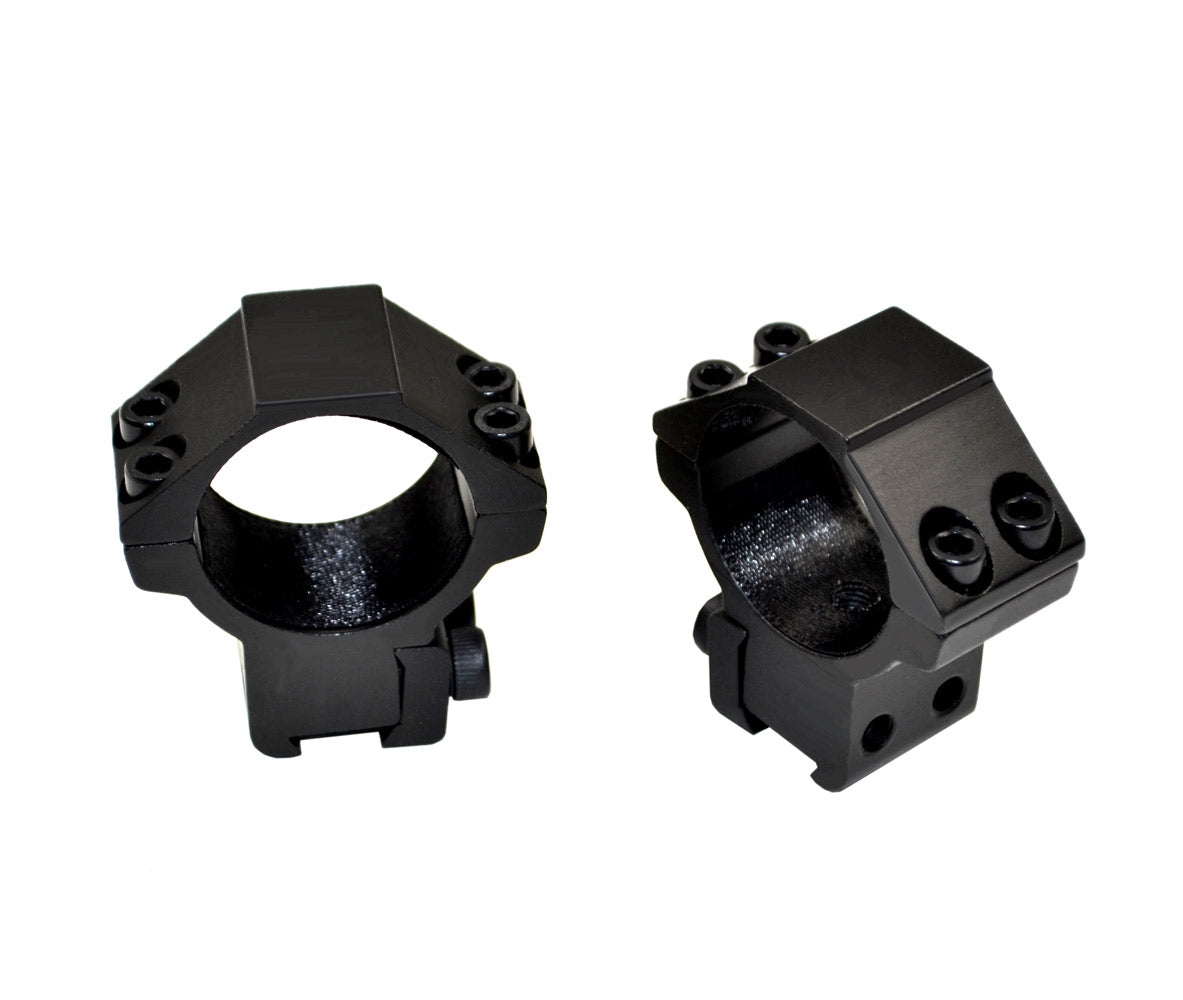 Medium Profile 30mm Scope Rings for Dovetail System