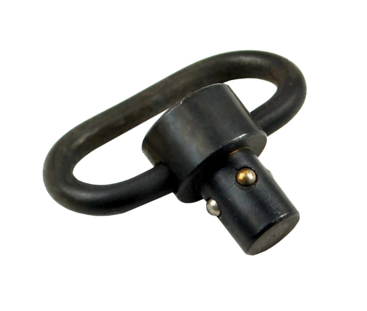 Heavy Duty Push Button QD Sling Swivel Adapter with 1.25” Loop, Old Style Long Post.