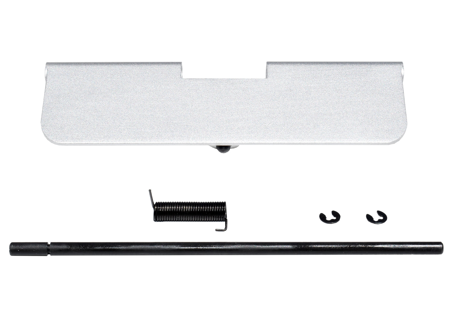 AR-15 Upper Aluminum Ejection Port Dust Cover Assembly, Silver