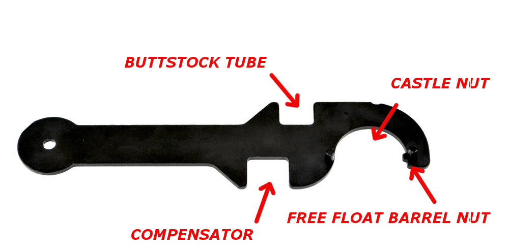 AR-15 Stock Combo Wrench Tool