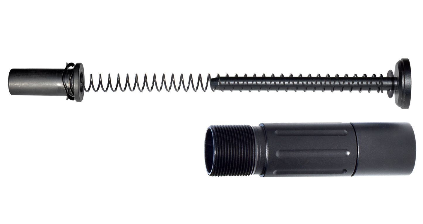 AR Pistol 3.5" Short Buffer Tube System, Silver