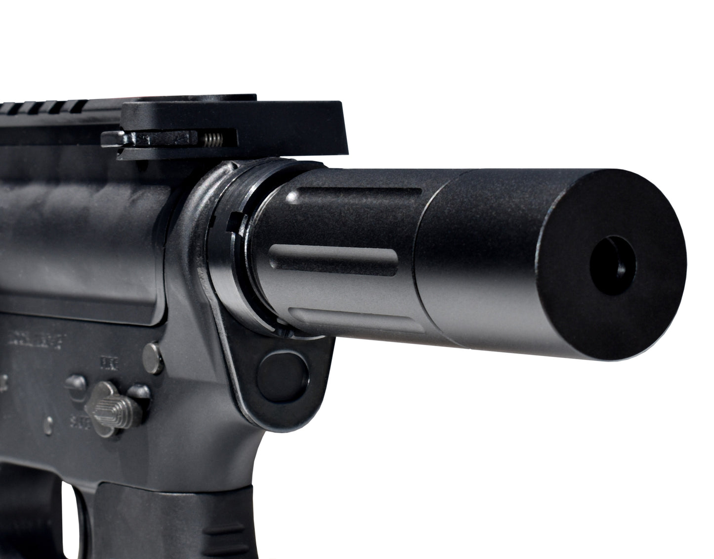 AR Pistol 3.5" Short Buffer Tube System, Silver