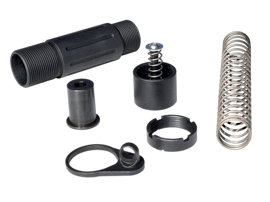 AR 9MM Pistol 3.5" Short Buffer Tube System, Black