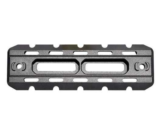 M-LOK to ARCA rail adapter, adds Standard ARCA, R-LOCK, and MRAS QD Adaptors and Mounts, 120mm length
