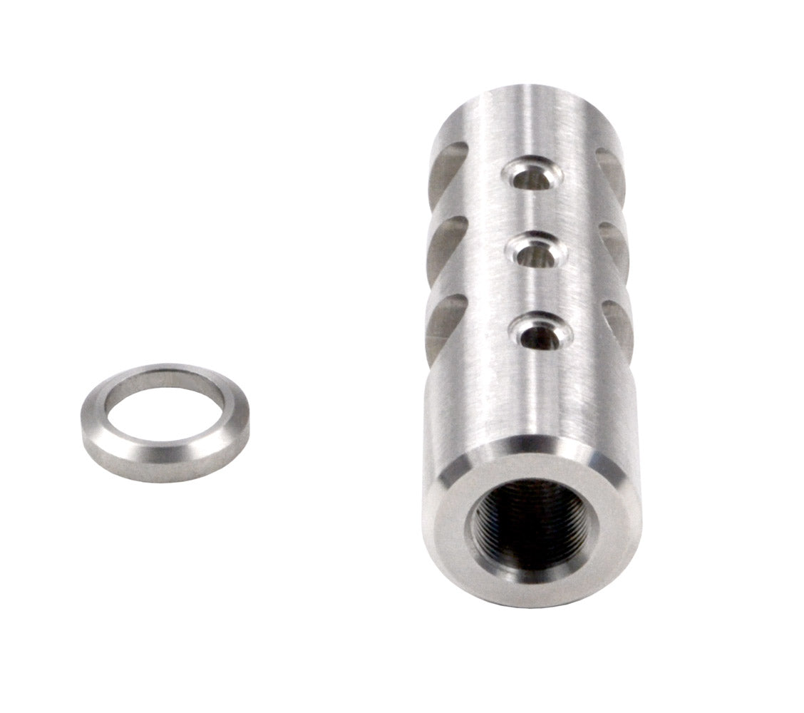 Muzzle Brake Recoil Compensator for AR-10 .LR 308, 5/8"x24 thread, Stainless Steel