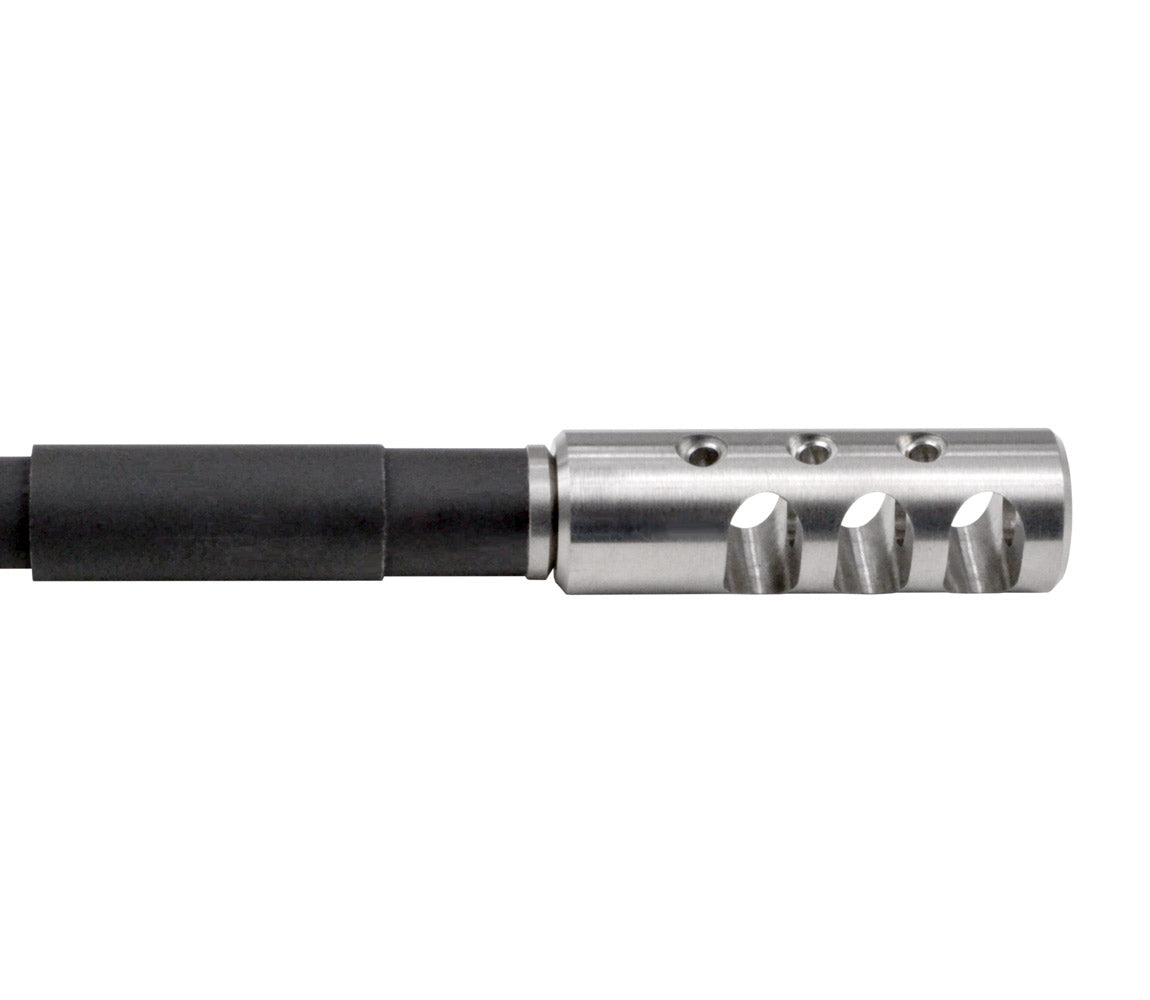 Muzzle Brake Recoil Compensator for AR-10 .LR 308, 5/8"x24 thread, Stainless Steel