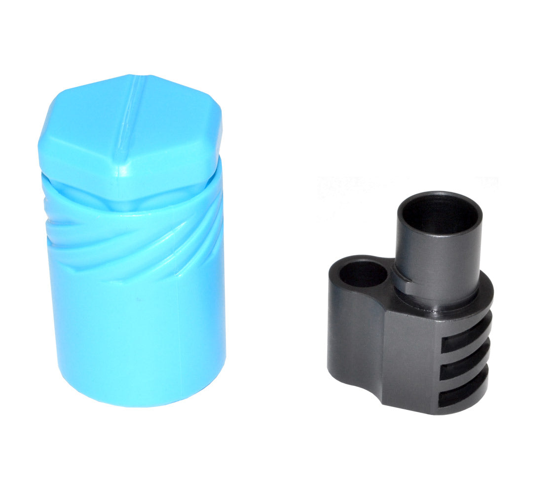 Muzzle Brake Recoil Compensator for 5" 1911 .45 ACP Handguns, Matte Black