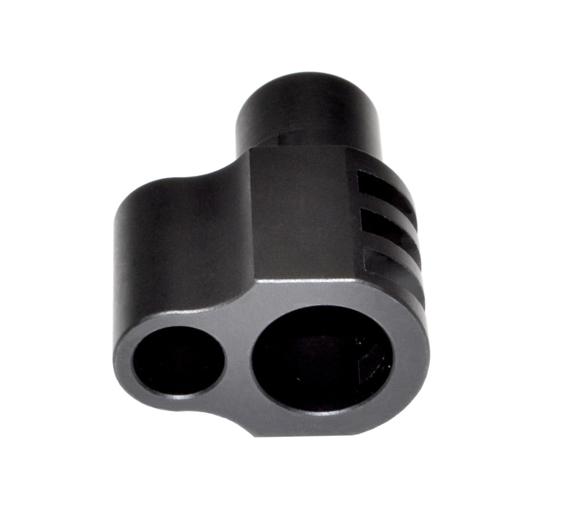 Muzzle Brake Recoil Compensator for 5" 1911 .45 ACP Handguns, Matte Black