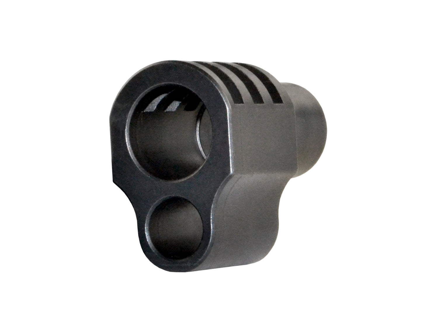 Muzzle Brake Recoil Compensator for 5" 1911 .45 ACP Handguns, Matte Black