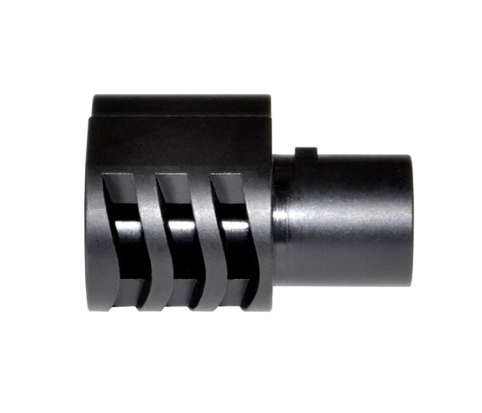 Muzzle Brake Recoil Compensator for 5" 1911 .45 ACP Handguns, Matte Black
