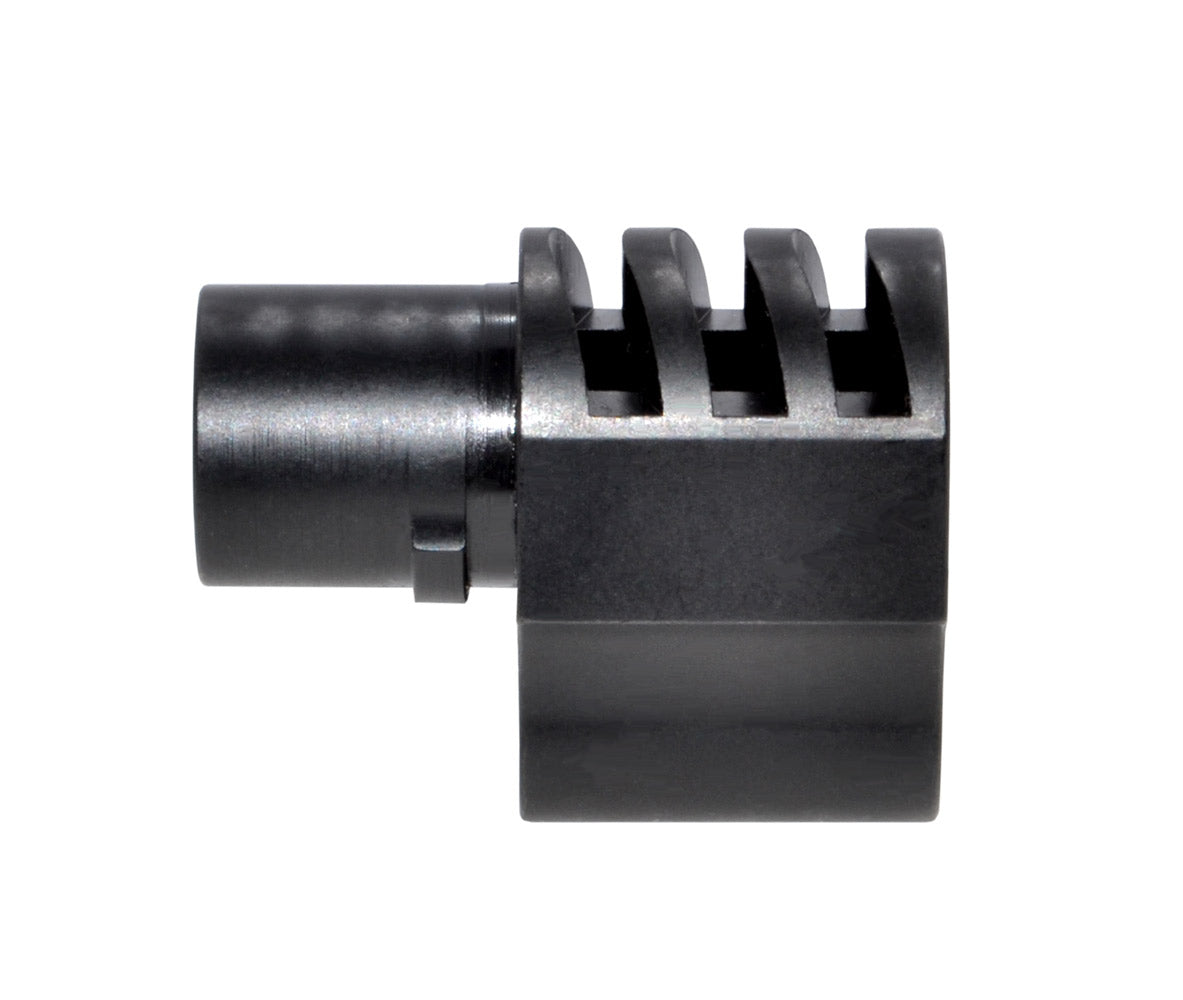 Muzzle Brake Recoil Compensator for 5" 1911 .45 ACP Handguns, Matte Black
