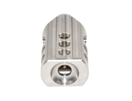 Competition Grade Tanker Muzzle Brake Recoil Compensator for AR 10 .308/7.62 NATO, 5/8"x24 thread, Stainless Steel