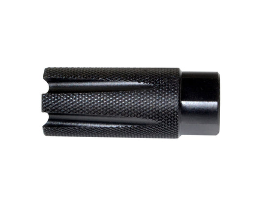 Competition Grade Muzzle Brake Recoil Compensator for AR-15 .223/5.56 NATO, 1/2"x28 thread, Steel with Black Knurled Phosphate finish