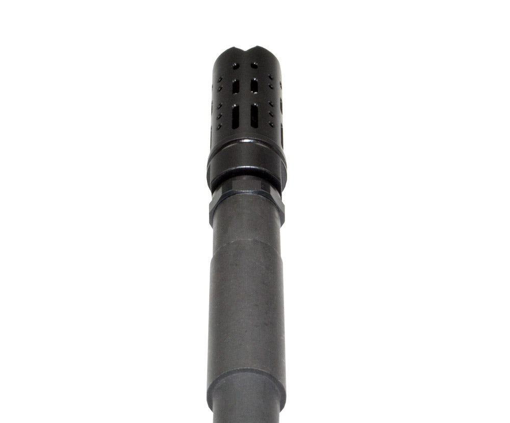 Muzzle Brake Recoil Compensator for AR-10 .308/7.62 NATO, 5/8"x24 thread, Black Steel