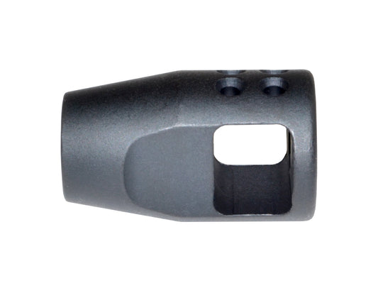 Steel muzzle brake 1/2″x28 .223/5.56 NATO, Black