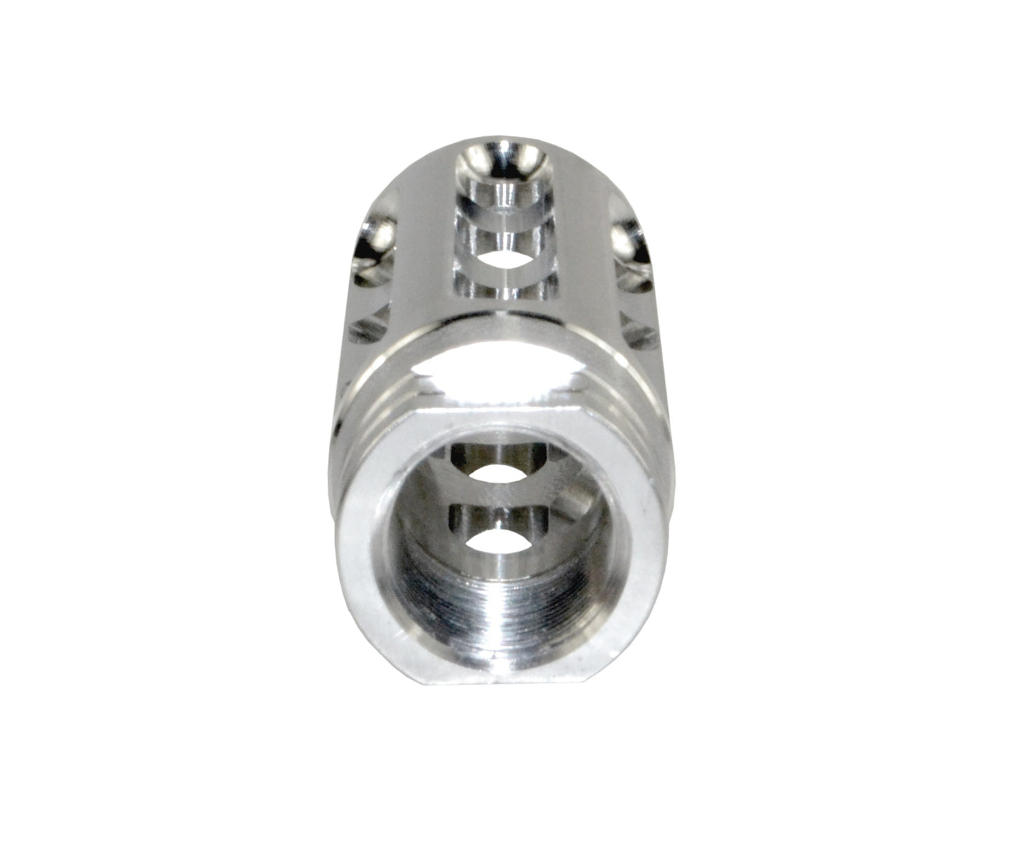Stainless Steel muzzle brake 5/8″x24 .308/7.62 NATO