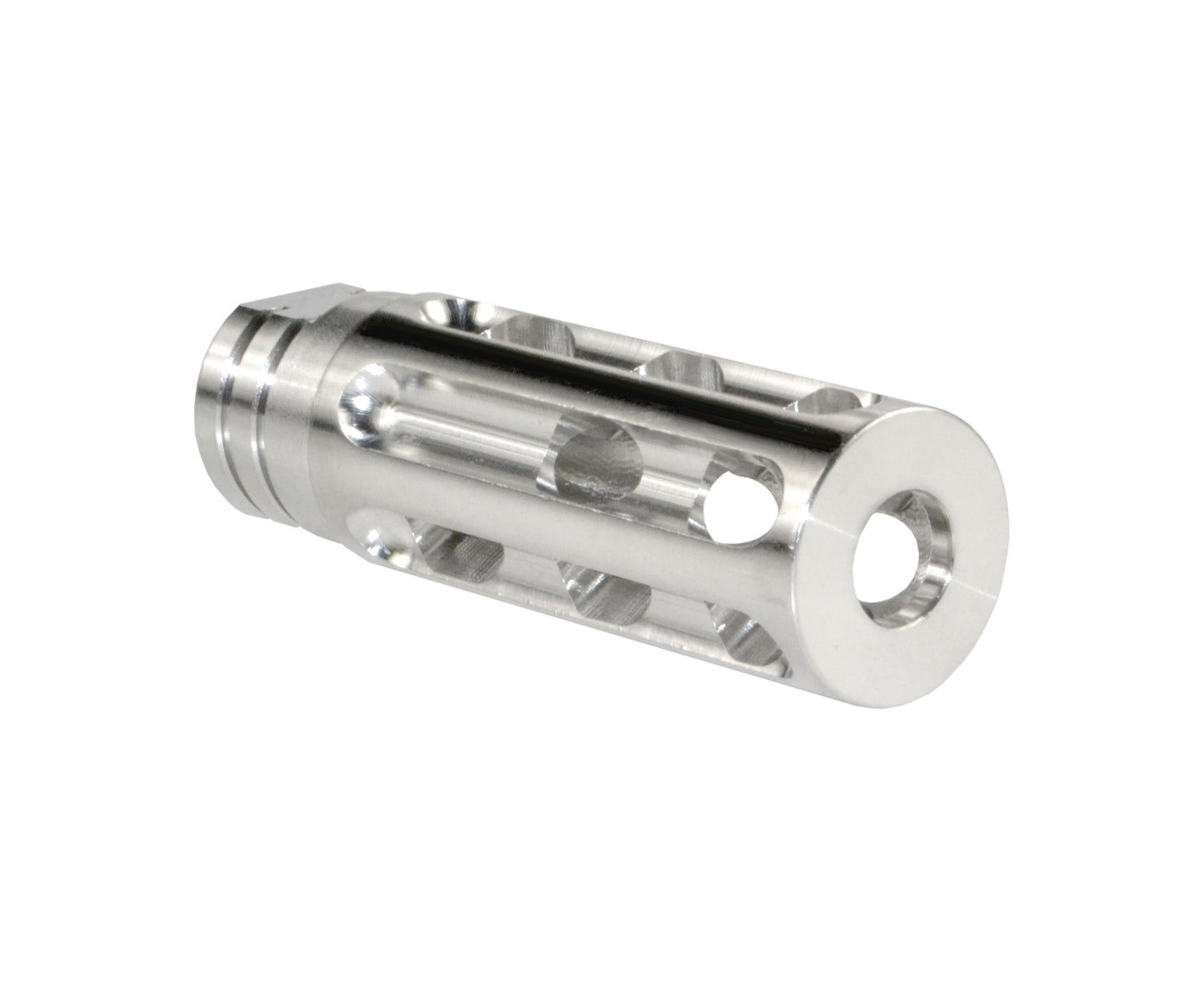 Stainless Steel muzzle brake 5/8″x24 .308/7.62 NATO