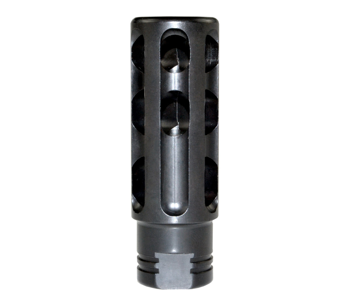 Steel muzzle brake 1/2″x28 .223, Black