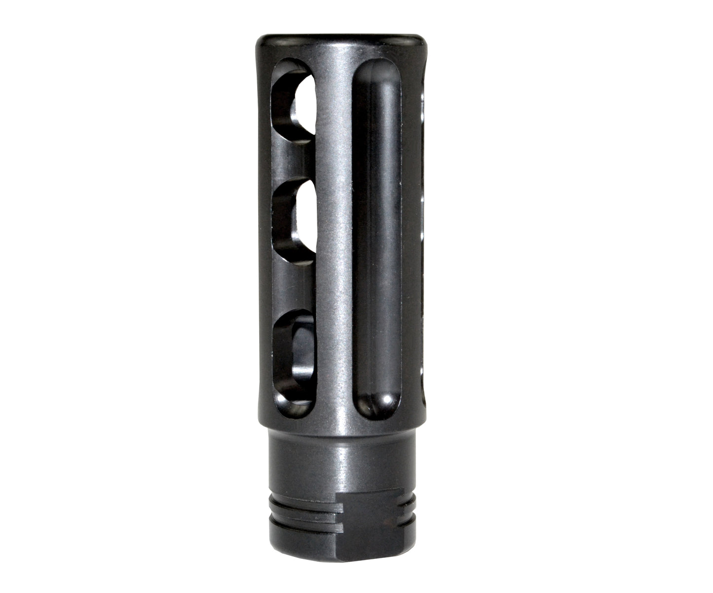 Steel muzzle brake 1/2″x28 .223, Black