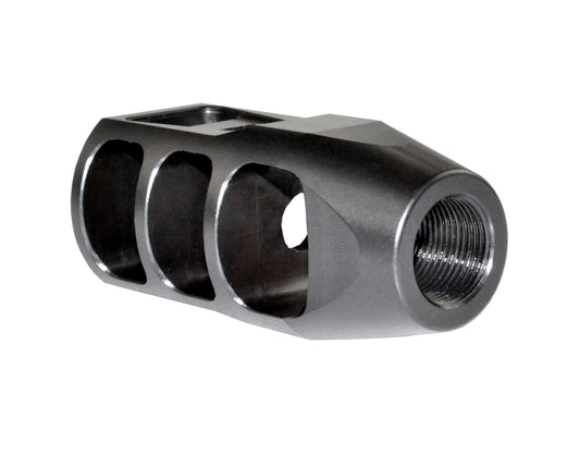 CNC Tanker Steel muzzle brake 5/8″x24 .308/7.62 NATO, Black