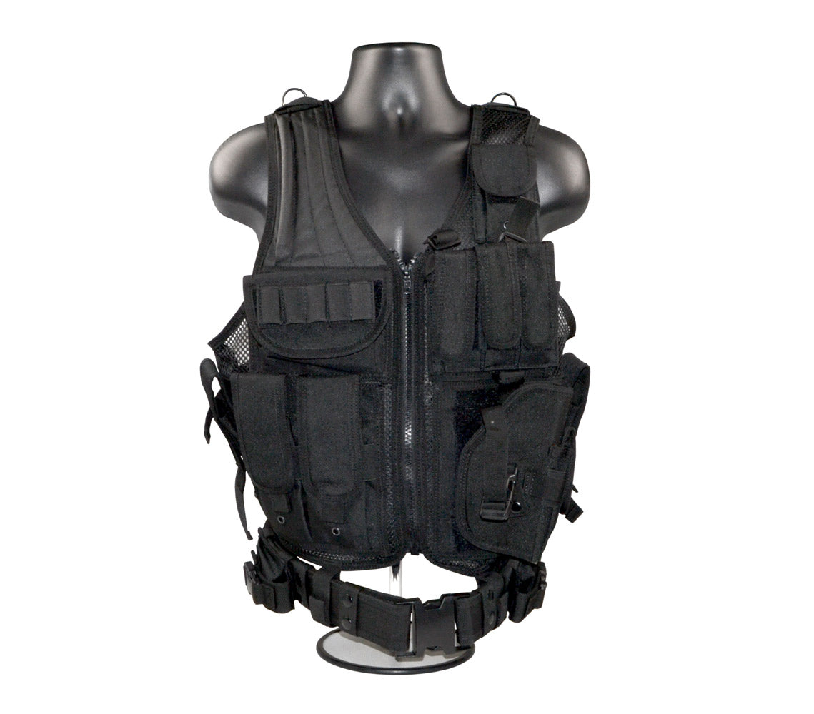 Badass Tactical Multi Function Vest, Black
