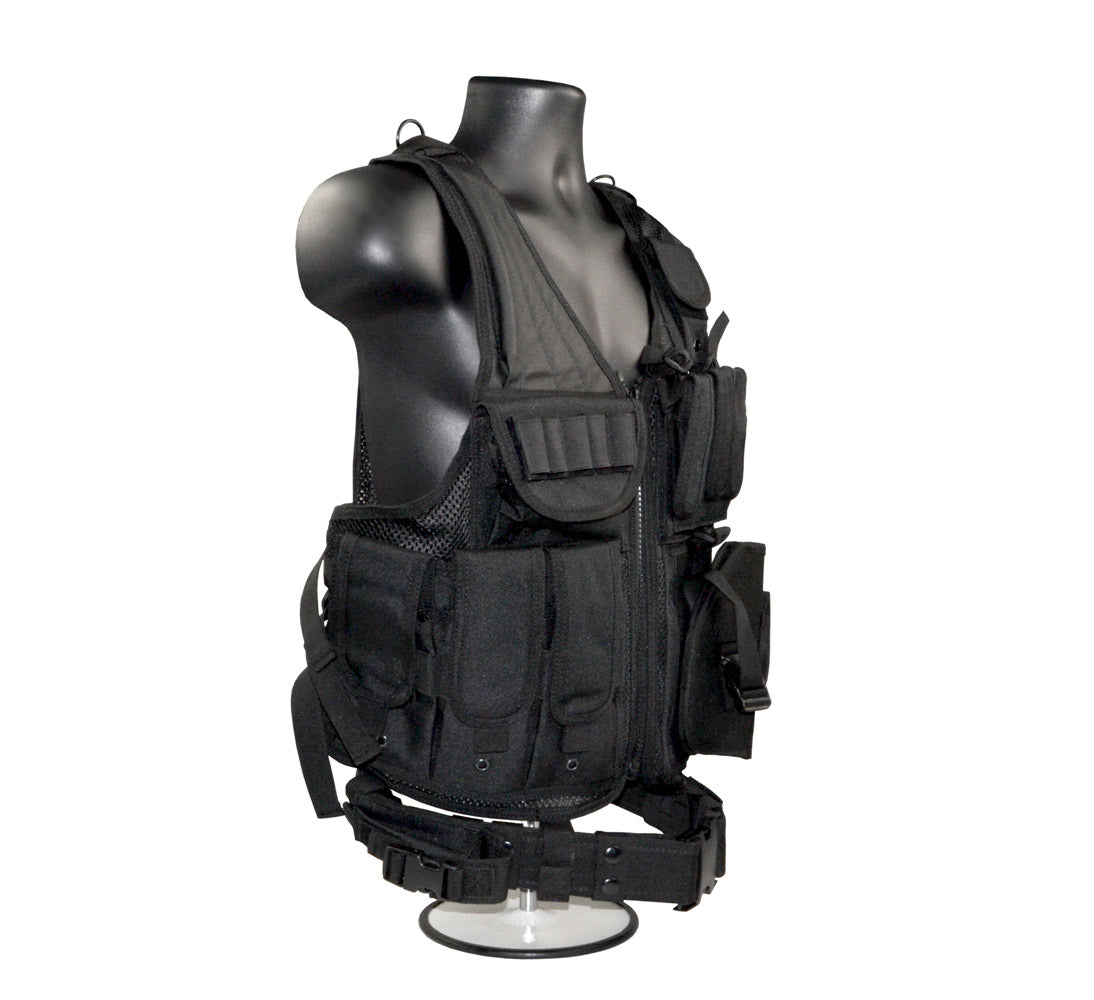 Badass Tactical Multi Function Vest, Black
